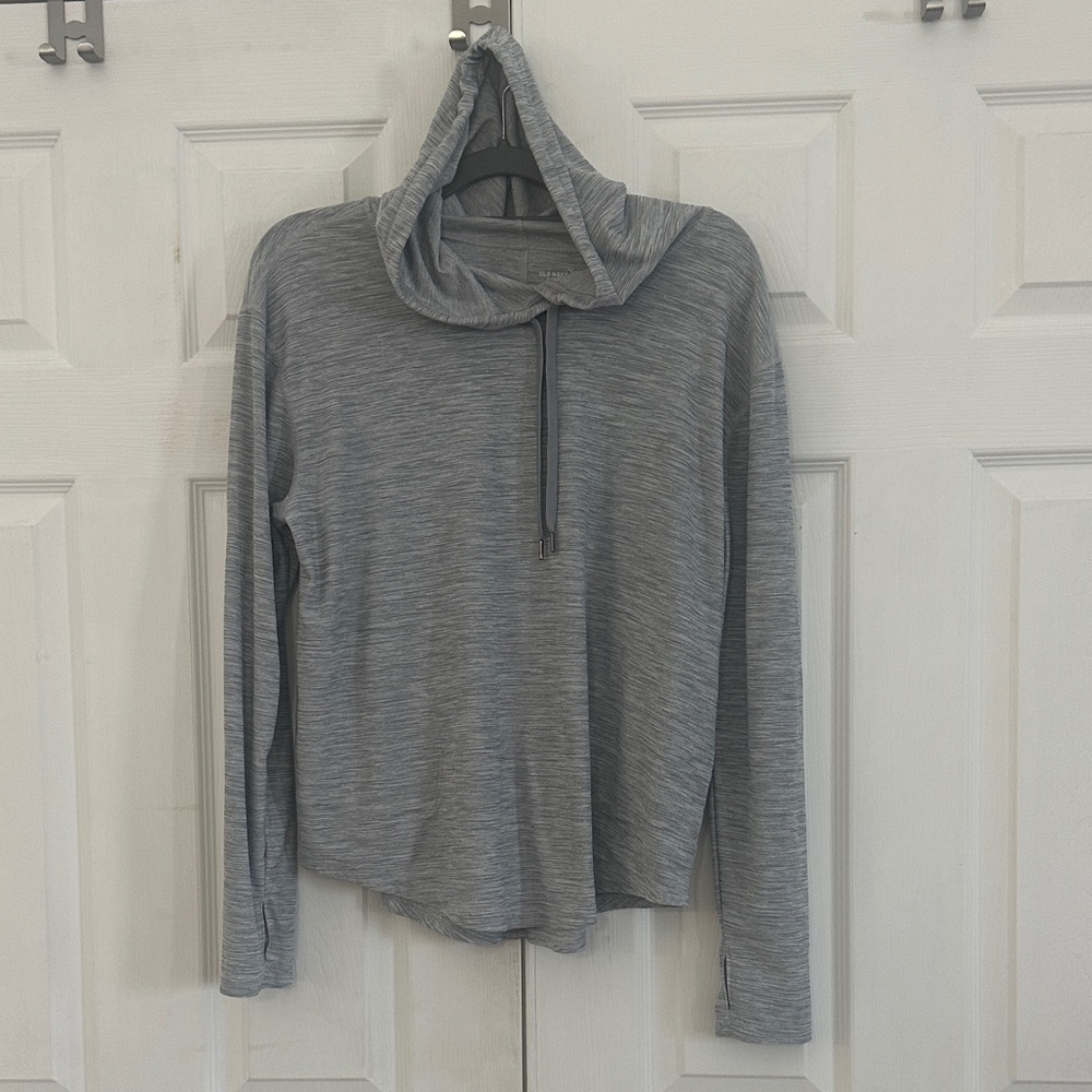Old Navy Gray Hooded Sweatshirt